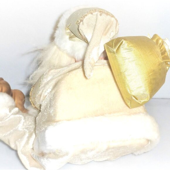 2 SANTA Table Pieces Santa List Naughty or Nice Fire Place Mantel Santa - Picture 8 of 11